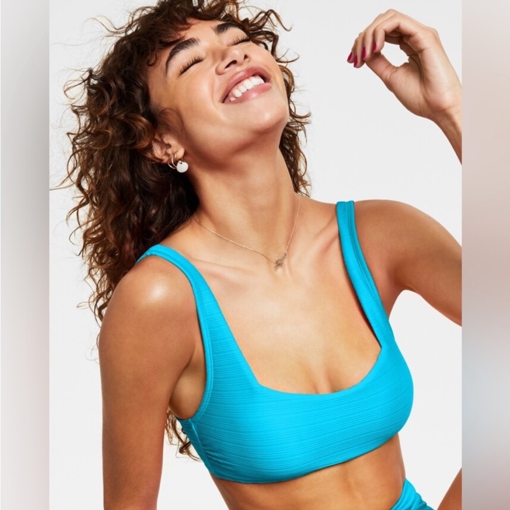 Salt + Cove Turquoise Bikini Top